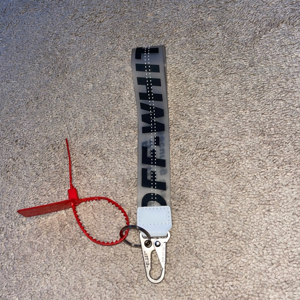 Off-White Wristlet Keychain